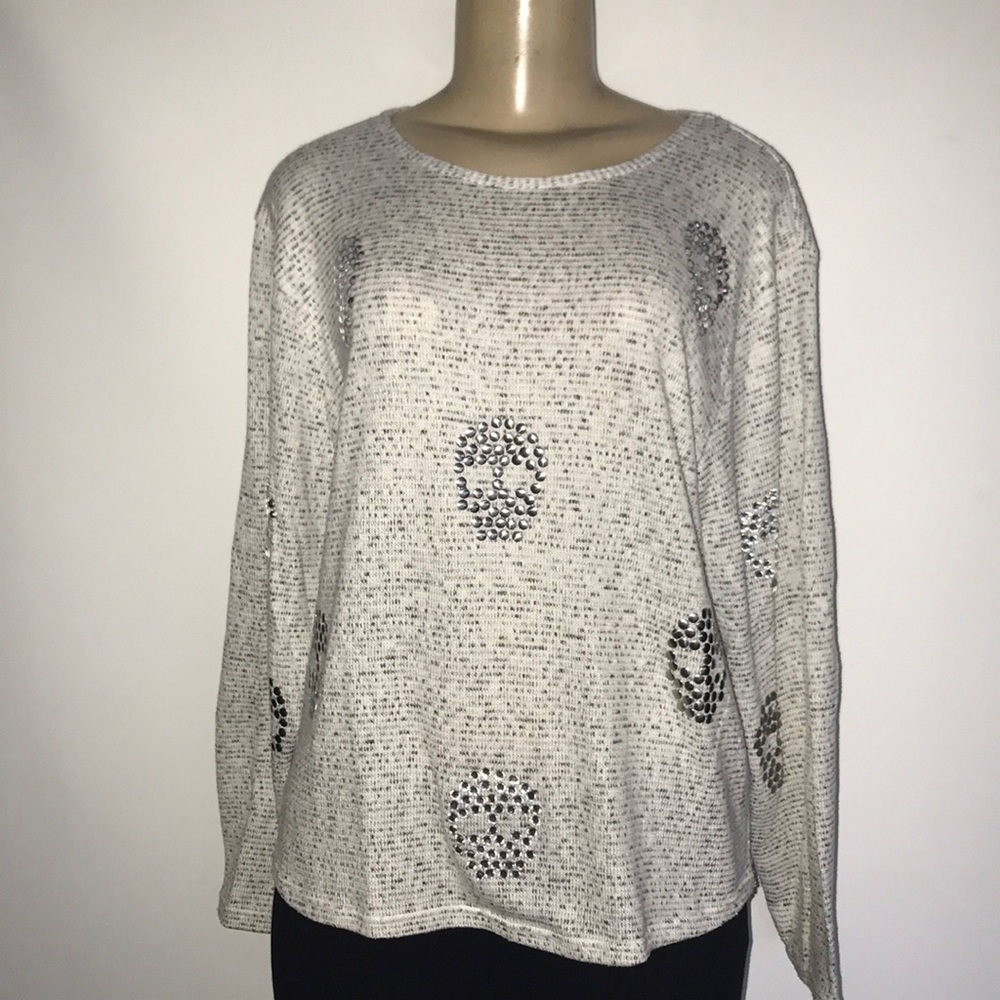 Topshop Women’s sweater size 4 color light gray